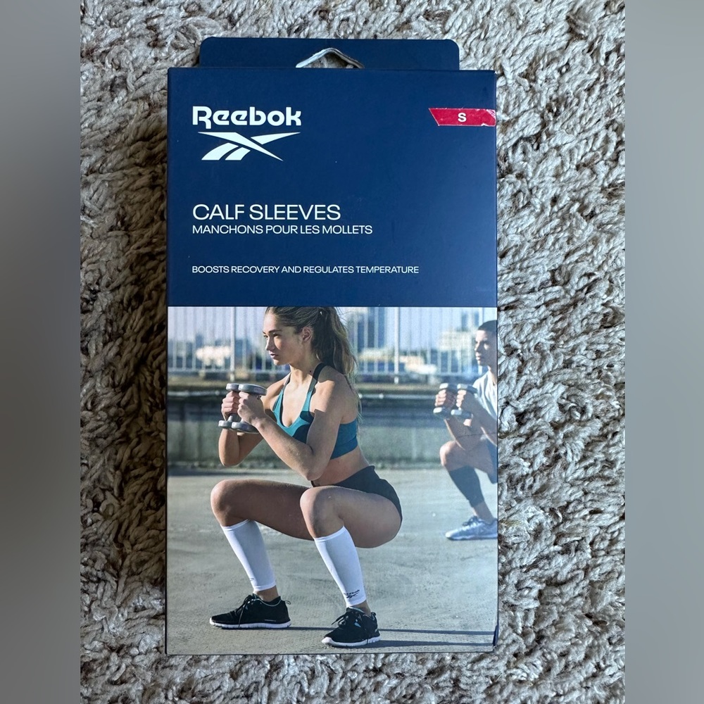 NWT Reebok Compression Calf Sleeve size Small - Picture 2 of 10